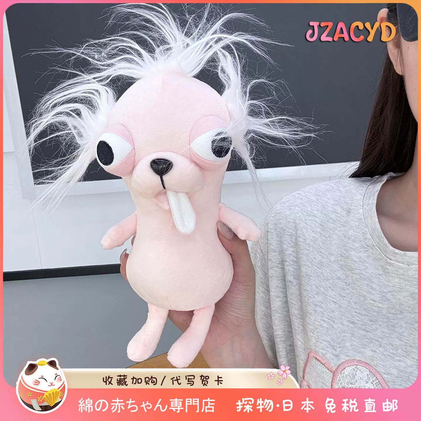 ⪩⪨今週削除予定⪩⪨小川智大 ぬいぐるみ FC限定 日本JZACYD冠毛犬阿冠吉娃娃毛绒公仔抱枕chiHUAHUA玩偶挂件礼物