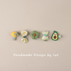 Baby Hair Clips, Full Cloth-Covered Cute Infant Hairpins, Children's Bow Hair Accessories, Girls' Hair Ornaments