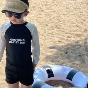 
Children's swimsuits, boys, children's sun protection, quick-drying, split boys' swimsuits, summer new swimsuits, swimming trunks suits, trendy