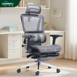 Lianshu L1 Ergonomic Computer Chair, Home Office Chair, Mesh Swivel Chair with Lumbar Support, Gaming Chair, Forward Tilt Comfortable Executive Chair