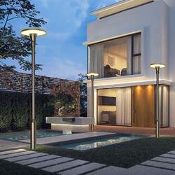 Modern simple outdoor landscape courtyard LED powered solar garden villa project Xingchi courtyard light 3 meters