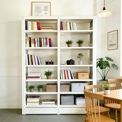 Library Children's Bookshelf, Living Room Household Multi-Layer Bookcase, Storage Cabinet, Integrated Wall-Mounted Floor-Standing Storage Rack