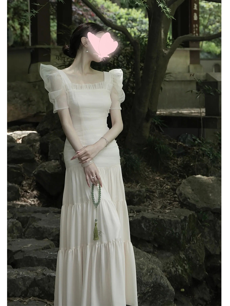(Mới) Mã H7232 Giá 2660K: Váy Đầm Liền Thân Dáng Dài Nữ Swref Tay Phồng Hàng Mùa Hè Thời Trang Nữ Chất Liệu G06 Sản Phẩm Mới, (Miễn Phí Vận Chuyển Toàn Quốc).