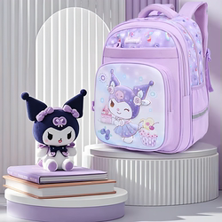 Kuromi Children's Schoolbag 2 New Models Melody Girls' Schoolbag for Primary School Students, Spine-Protecting and Weight-Reducing Children's Backpack
