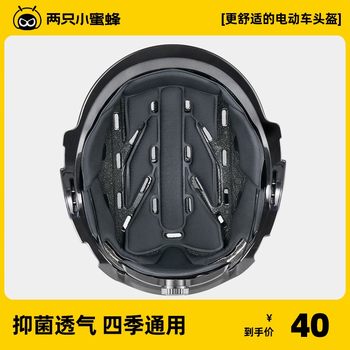 Rider can remove and wash the bee sponge sweat-absorbent inner lid