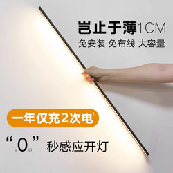 Self-Adhesive Motion Sensor Light Strip, Wireless Magnetic, No Need to Plug In, for Cabinets, Wine Cabinets, Wardrobes, Entryways, Shoe Cabinets, Led Light Strip