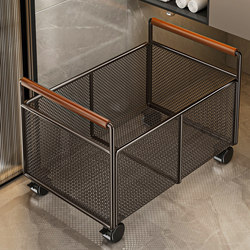 Dirty Clothes Basket, Household Extra-Large Dirty Clothes Hamper, Cart, Movable Under-Sink Dirty Clothes Storage Basket, Bathroom Basket