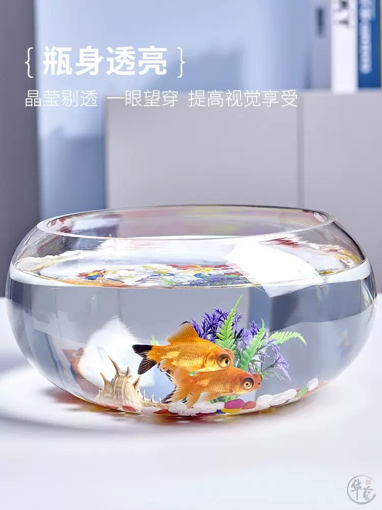 养金鱼用的用品鱼缸小型桌面创意小精致迷你观赏鱼淡水好养金鱼缸 Taobao 养金鱼用的用品鱼缸小型桌面创意小精致迷你观赏鱼淡水好养金鱼缸 Taobao
