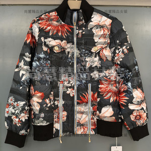 
2025 Autumn and Winter New Women's Clothing BA633-Q6519 Casual Color Zipper Stand Collar Cotton Clothes Counter Genuine