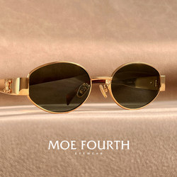 Moe Fourth Sunglasses 2025 New Model Oval Frame Can Be Fitted with Prescription Lenses for Women, Sun Protection and Uv Protection Sunglasses