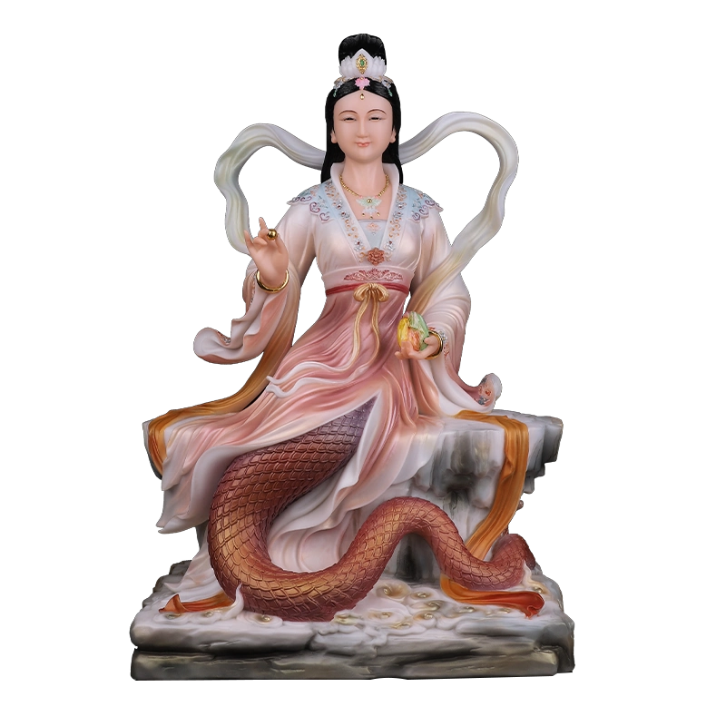 銅製 女媧神像 蛇身人首像 工芸品 居宅供養置物 TB2I4muvW8lpuFjy0FpXXaGrpXa_!!