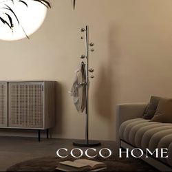 Cocohome Luxury Trendy Clothes Rack Floor-Standing Bedroom Stainless Steel Coat Rack Corner Office Clothes Hanger
