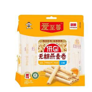 临期清仓 低GI无糖燕麦卷96g（16gx6）蛋卷饼干独立装零食小吃