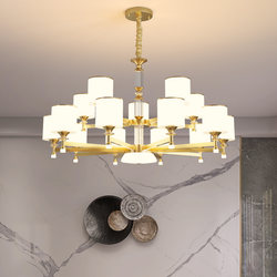 Chandelier for Living Room 2025 New Trendy Modern Simple Elegant High-End American Minimalist Light Bulb Main Light for Hall