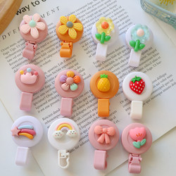 Cute Badge Holder, Retractable Card Clip, Easy-To-Pull Retractable Clip, School Badge, Work Id Card Holder Clip