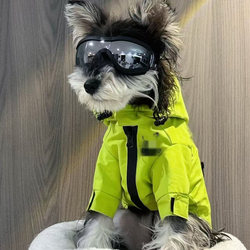 Dog Clothes Waterproof Shock Clothes Schnauzer Bichin Teddy Shiba Inu West Highland Pet Clothes Rain Coat