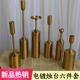 New wedding European-style electroplated candlestick six-piece set of props welcome area decoration supplies table decoration foreign trade