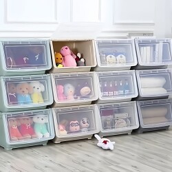 Children's Storage Cabinet for Home Use in the Living Room, Multi-Layer Thickened Storage Cabinet for Snacks and Toys, Baby Clothes Storage Box, Book Cabinet