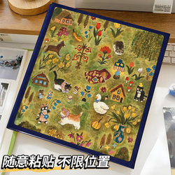 DIY Self-Adhesive Laminated Photo Album, Commemorative Album, Large Capacity Family Couple Travel Photo Storage Album 345inch Six Photos