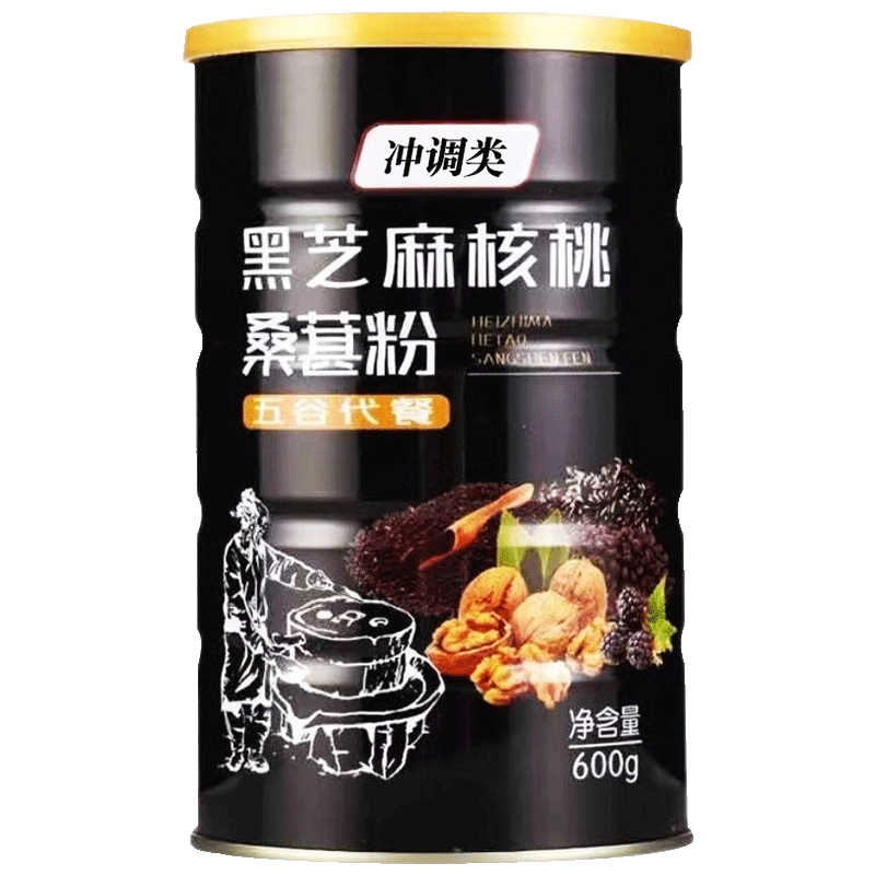 Amazon | 速食代餐粥 600g/缶 五穀雑穀 谷类食物 核桃粉 代餐粉