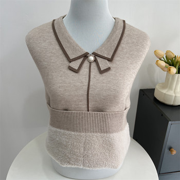 Guo Guiren's mother's new winter all-in-one velvet bottoming shirt