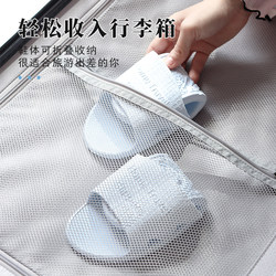 Travel Foldable Slippers, Portable Beach Shoes for Business Trips, Hotel Bathroom, Men and Women, Non-Slip Lightweight Slippers for Bathing