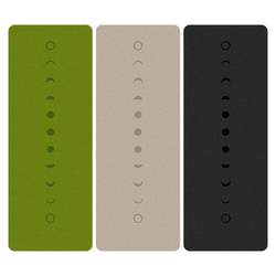 Natural Rubber Yoga Mat, New Frosted Second-Generation Pu Sweat-Absorbent and Non-Slip Professional Fitness Mat for Men and Women