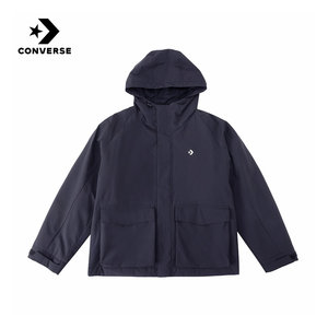 
Converse Men's and Women's Cotton Clothes 2026 Spring New Product Printed Logo Warm Hooded Cotton Clothes UCJ415-GHM