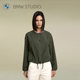 BMW STUDIO BMW Women's Clothing, Fall and Winter Fashion Simple and Versatile Women's Woven Long Sleeve Jacket