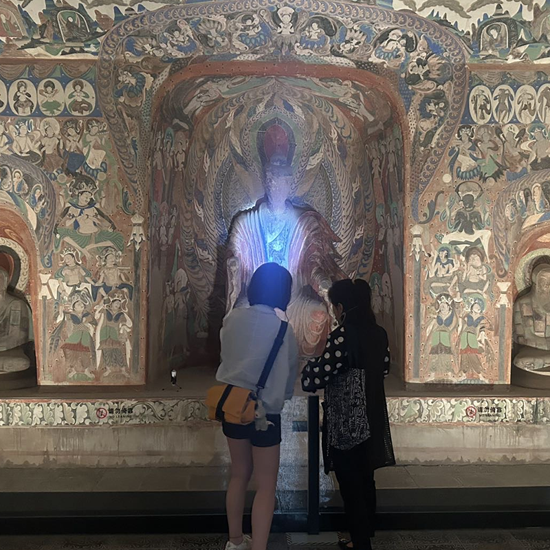 金牌说●敦煌莫高窟石窟艺术研究陈列中心2H讲解莫高窟讲解小团