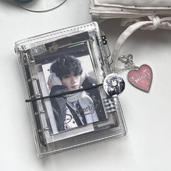 ins Wind Transparent 70% off M5 Detachable Loose-Leaf Planner with High Aesthetic Appeal, Small Card Storage, Schedule Notebook