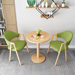 Nordic Dining Table and Chair Set, Modern Sales Office, Milk Tea Shop, Meeting and Reception, Simple Leisure Balcony Small Round Table