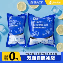 Double-Sided Self-Absorbing Ice Pack for Express Delivery, Reusable for Home Use, Disposable for Food, Small Fresh-Keeping Refrigeration Bag