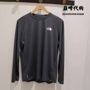 
TheNorthFace 26 spring and summer outdoor sports quick-drying breathable moisture-absorbing long-sleeved T-shirt men's bottoming 8DG5