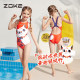 Zhouke children's swimsuit girls one-piece professional training quick-dry racing girls Guofeng Meow 2025 new summer swimsuit
