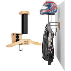 Motorcycle helmet rack wall-mounted equipment display rack