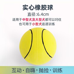 Dog Toy, Bite-Resistant Solid Ball, High Elasticity, Physiotherapy, Acupuncture, Rubber, Boredom Relief, Self-Entertainment, Massage, Outdoor Dog Training