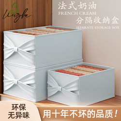 High-End Underwear Compartment Storage Box, Large-Capacity Home Storage Box for Pants, Layered Wardrobe Storage Box, Storage Box Organizer