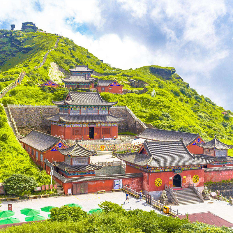 贵阳或铜仁出发网红梵净山一日游真纯玩无购物贵州旅游登红云金顶