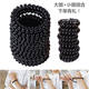 
Large phone line hair loop black thick head rope women tied hair high ponytail rubber band high elastic hair rope leather case