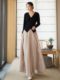 Cotton and linen skirt for women 2025 new original summer mid-length skirt literary retro high waist linen skirt skirt