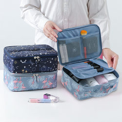 Women Professional Suitcase Makeup Box Make Up Cosmetic Bag