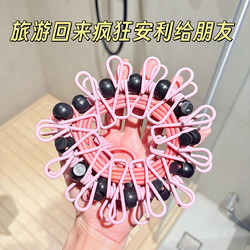 【Travel Essentials】Retractable Clothesline Hotel Clothes Drying Rack Portable Folding Hanger No-Drill Outdoor Use