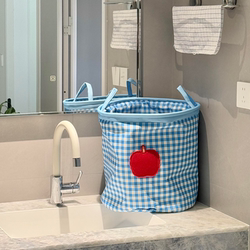 Apple Dirty Laundry Basket for Home Use, Foldable Storage Basket for Bathroom, Large Capacity for Clothes and Toys, Storage Solution