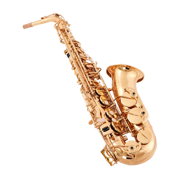 Alto saxophone has a transparent sound