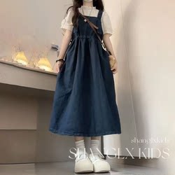 Girls' Super Cute Korean-Style Outfit Children's Suspender Dress Set Summer 2026 New Style Very Beautiful Summer Clothes