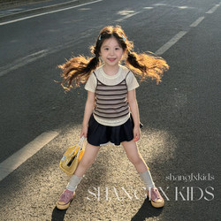 White T-Shirt for Girls, Summer 2026 New Style, Children's Short-Sleeved Top, Summer Outfit for Older Girls, Korean Style Set