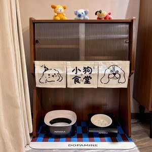 
Cat canteen storage rack medieval style dog canteen cat food canned snack storage rack pet supplies storage cabinet