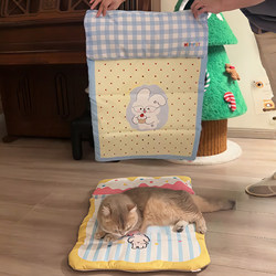 Summer Cat Bed, Suitable for All Seasons, Summer Pet Mat, Waterproof, Moisture-Proof, Breathable Cat Sleeping Mat, Small Dog Bed