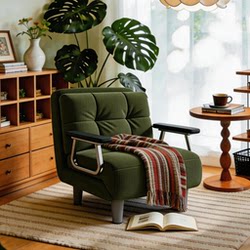 Folding Bed and Sofa Combo for Home Use, Suitable for Living Room and Bedroom, Leisure Lounge Chair, Convertible Single Bed, Sturdy and Durable